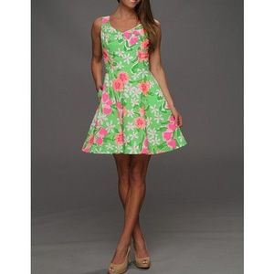 Lilly Pulitzer Freja Dress Green Everything Nice 6